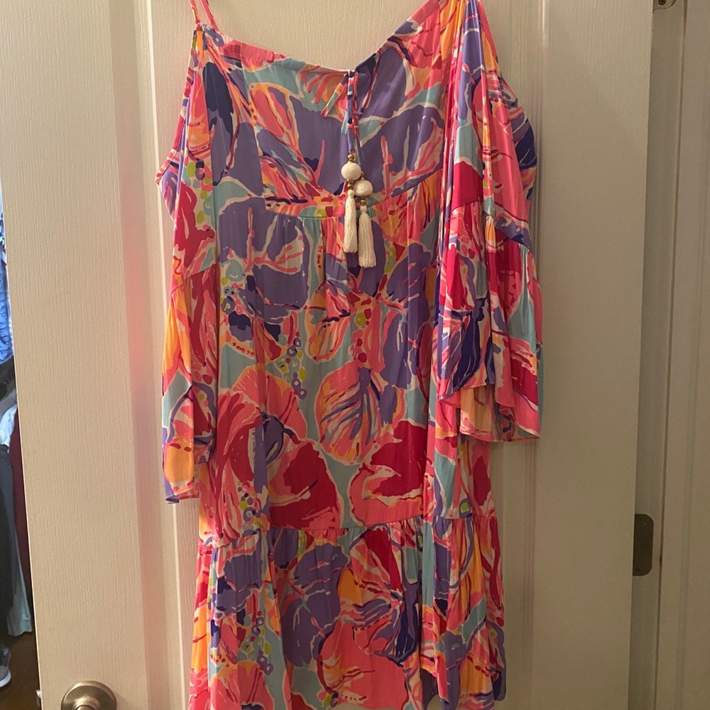 Lilly Pulitzer Cold Shoulder Dress
